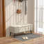 Patil Storage Ottoman with Flip Top, Steel Legs, for Bedroom-462595957