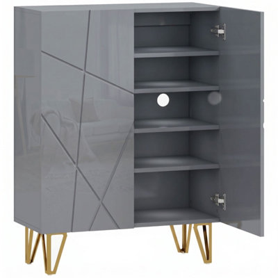 20 Pair Shoe Storage Cabinet