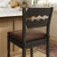 Tabouret de comptoir en bois de chêne noir Jax-123259860-123259863