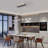 Charlestine 6 - Light Chrome LED Kitchen Island Pendant