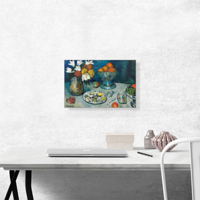 " Still Life The Dessert 1901 " by Pablo Picasso Painting Print