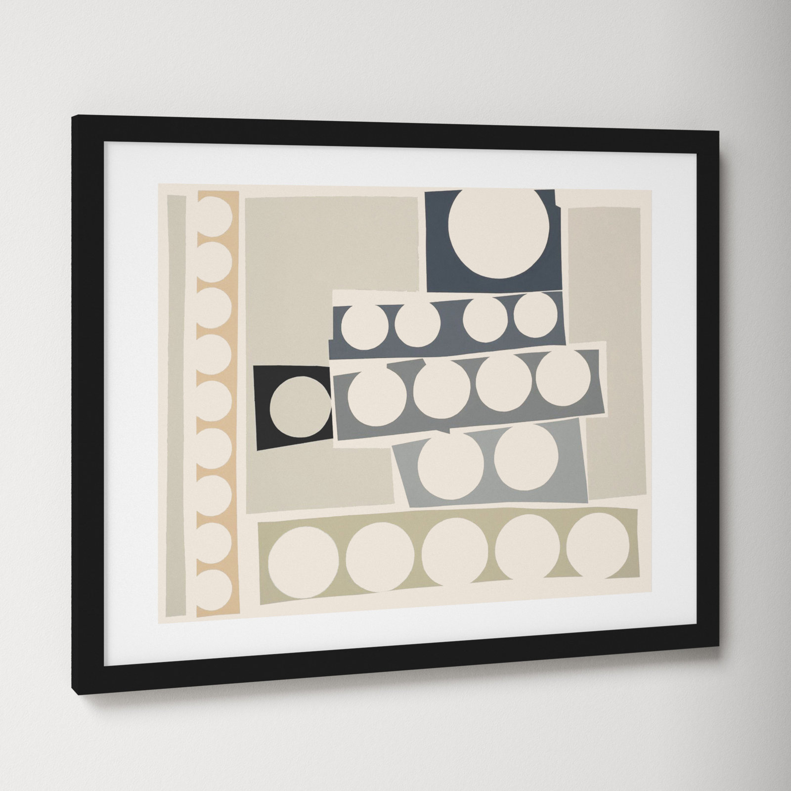 Cosmos 6.0 Print by Lee Lessem, 20" H x 25" W x 1.25" D, Black Framed