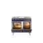 Cuisinière à double combustible de 40 po avec 6 brûleurs scellés et plaque chauffante ILVE Nostalgie II Series (porte pleine)-708322064-708322099