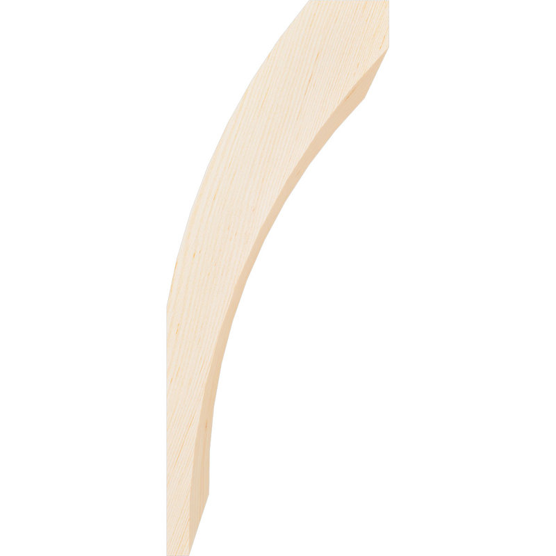 Genouillère Thorton, Sapin Douglas de 5 1/2 po (lisse), 8 po X P 20 po H