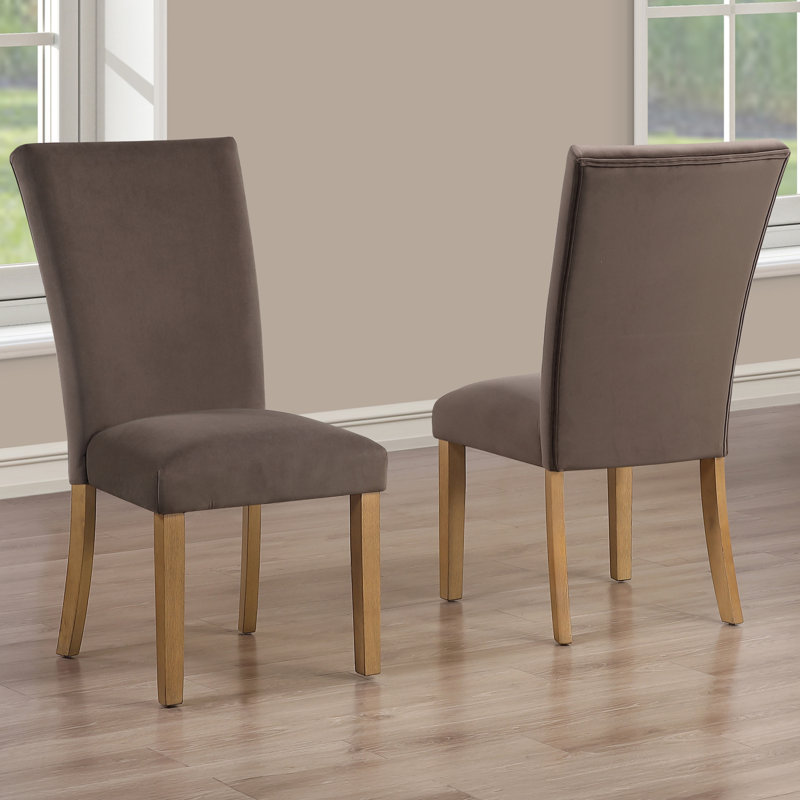Chaise d'appoint en velours Artemis, Sable, Velours brun
