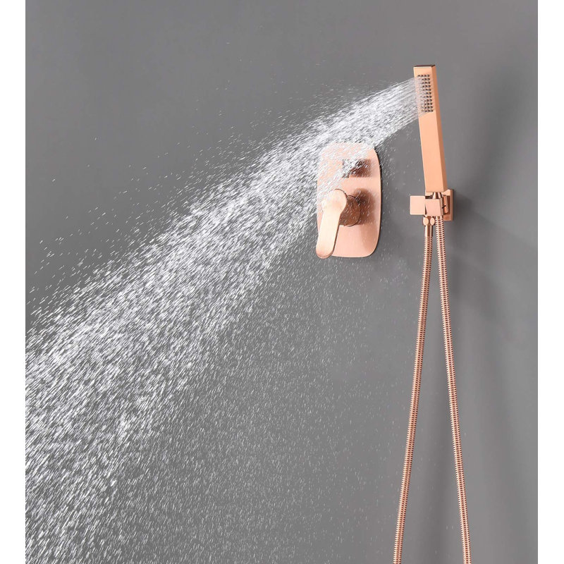 Système de douche complet avec valve brute