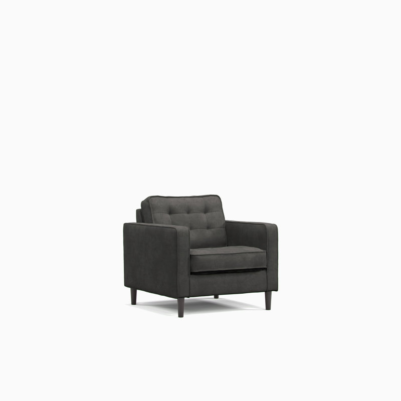 Arlo Upholstered Armchair, Graphite