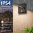  Wall Light Outdoor Motion Sensor Wall Lamp Modern Wall Sconce Lantern Fixture for Porch Front Door