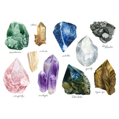 " Healing Crystals III " by Grace Popp