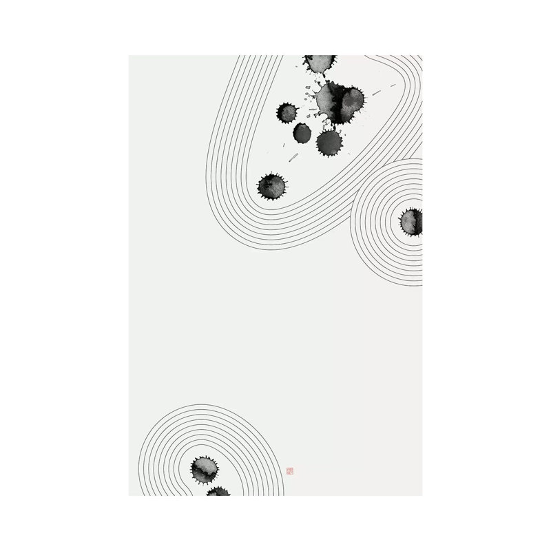 Accidental Zen Garden III by Thoth Adan - Print on Canvas, Wrapped Canvas, 20.32 cm H x 30.48 cm W