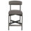 Upholstered Stool with Metal Frame