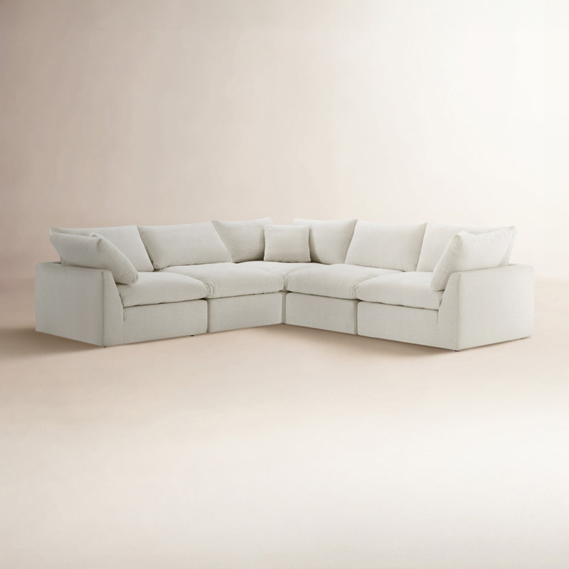 Canapé modulaire rembourré 5 pièces Eliana