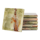 Marble Square 6 Piece Coaster Set