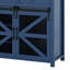Buffet à portes coulissantes avec 3 tiroirs et tablettes réglables-120929870