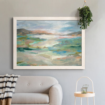 Vallée luxuriante - Peinture sur toile encadrée