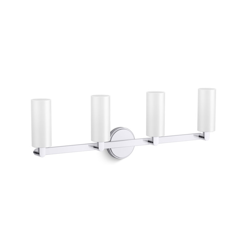 Crue Four-Light Sconce, Polished Chrome