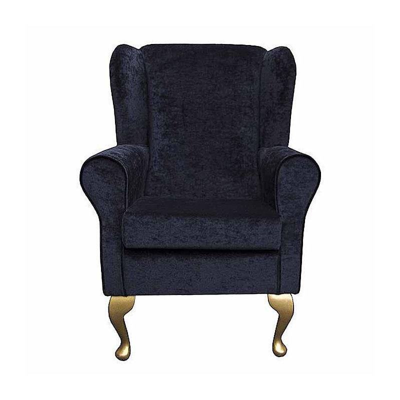 74cm Wide Tufted, Black