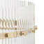Luminaire suspendu contemporain à quatre lumières-100003461