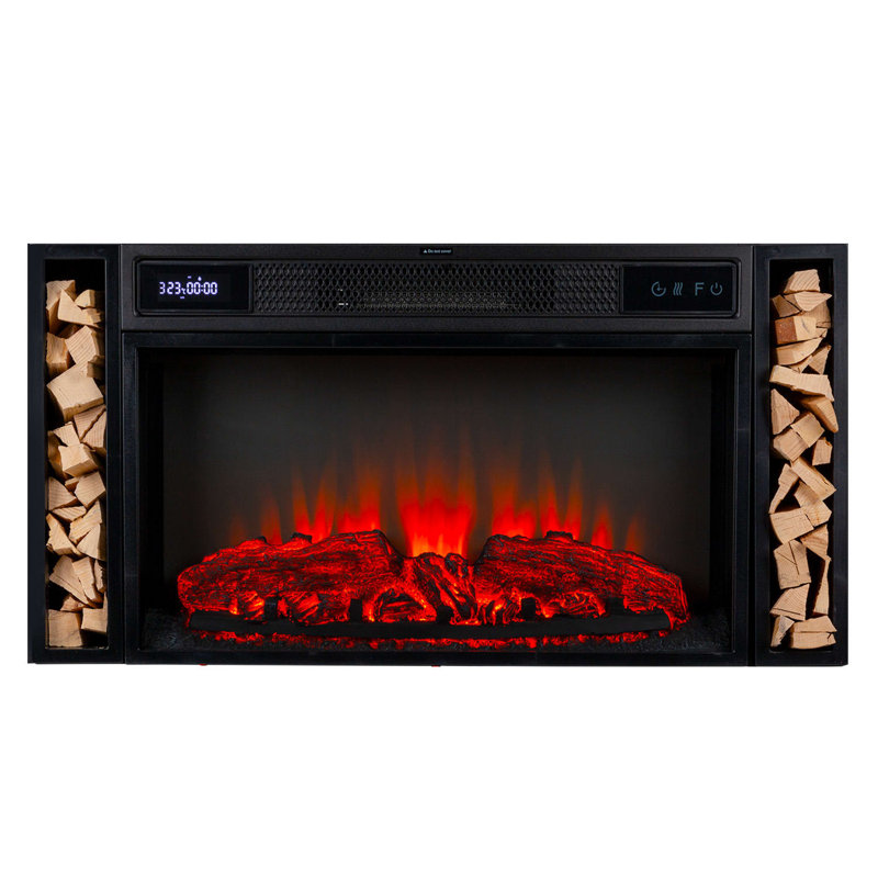 Klarstein 90cm W Black Electric Fireplace
