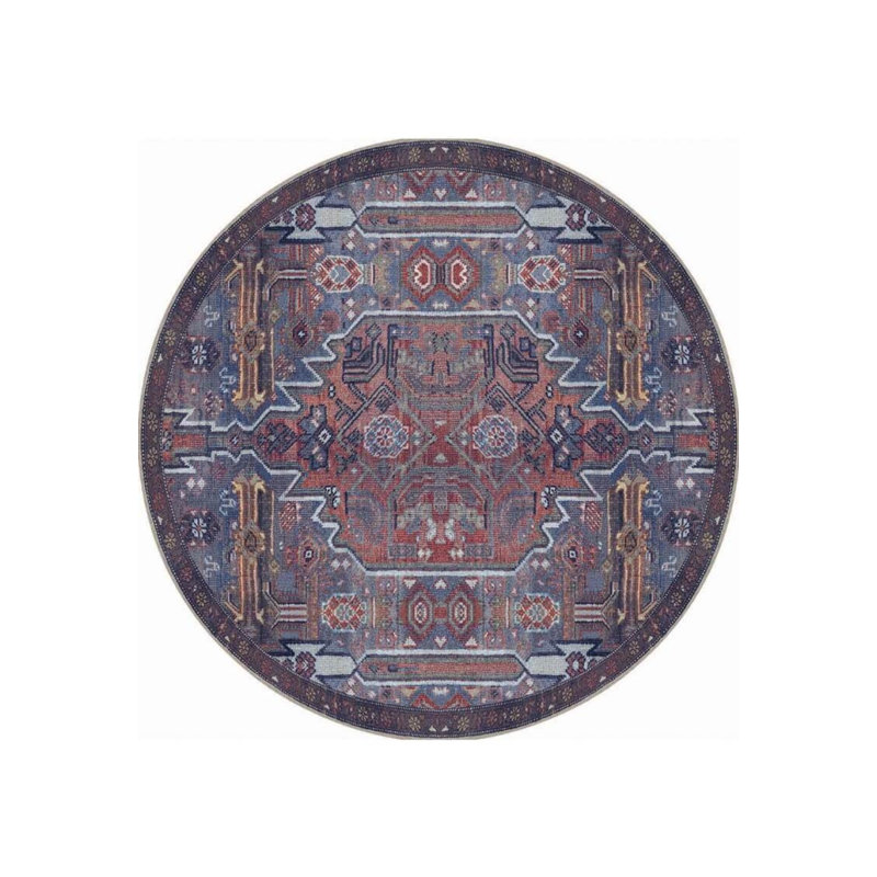 Tapis décoratif brun Ottilie, Rectangle 5 pi x 7 pi 7 po