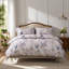 Ensemble de housse de couette à motif floral Lunaria - 3 pièces, 100% coton à longues fibres, doux et respirant-116272709