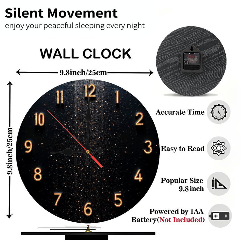 Horloge murale créative