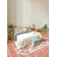 Tapis rectangulaire en laine noué à la main de conception unique nouvel âge 6 pi 6 po x 9 pi 8 po Nicholaus