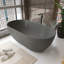 59 po X 30 po Baignoire de trempage autoportante en résine Stone Stone