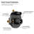 Circular Shower Faucet with Rough-in Valve-74557749