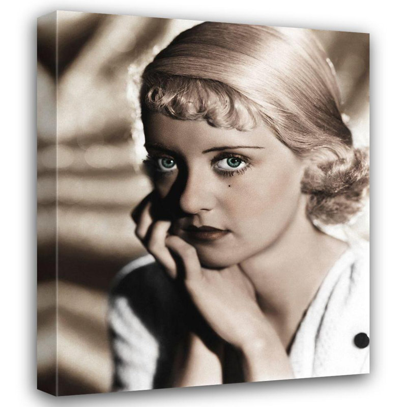 Art sur toile tendue avec galerie d'archives Lark Manor ™ Hollywood: Bette Davis (64_487122), H 18 po x l 15 po