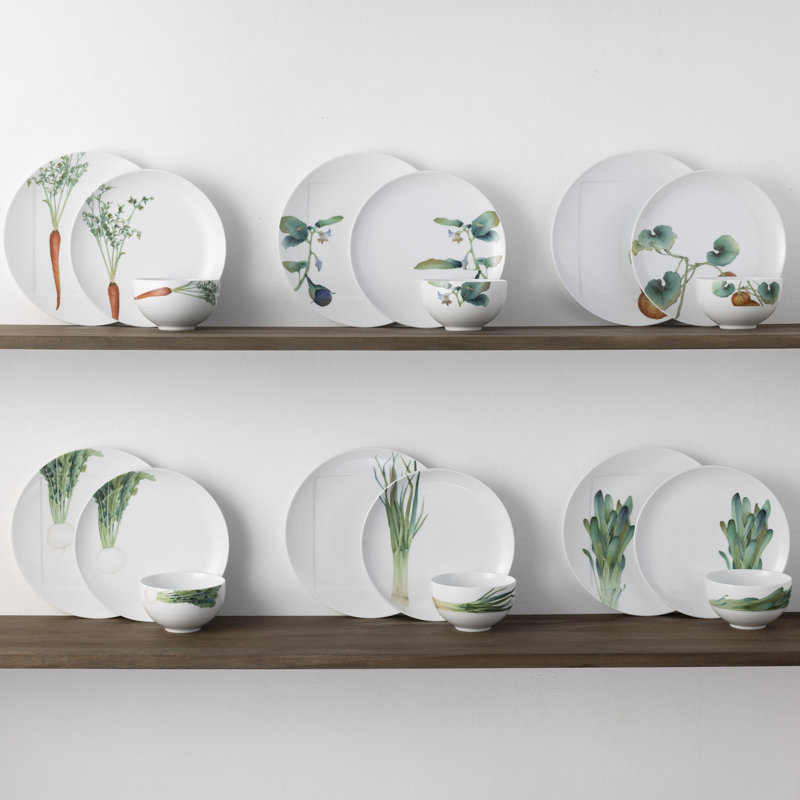Service de vaisselle 18 pièces Noritake Kyoka Shunsai, service pour 6