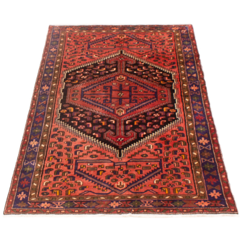Tapis unique en laine 4 pi 5 po x 7 pi 10 po Yamen