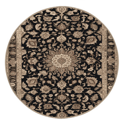 Machine Washable Persian Brown Area Rug