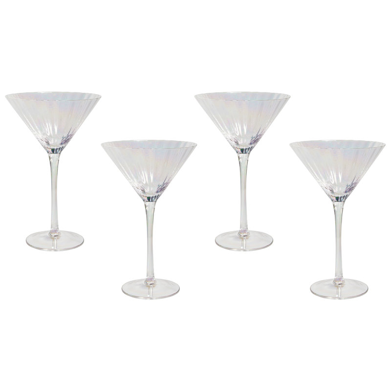 Alliana 220ml Handmade Martini Glass Set