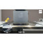 Hotte de cuisine murale de 30 pouces - Acier inoxydable 900 Cfm, commande par geste / tactile, convertible à 4 vitesses à conduit / sans conduit