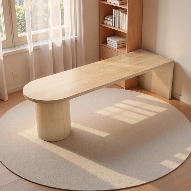 Bureau long et simple, H 29,53 po x l 86,61 po x P 35,43 po