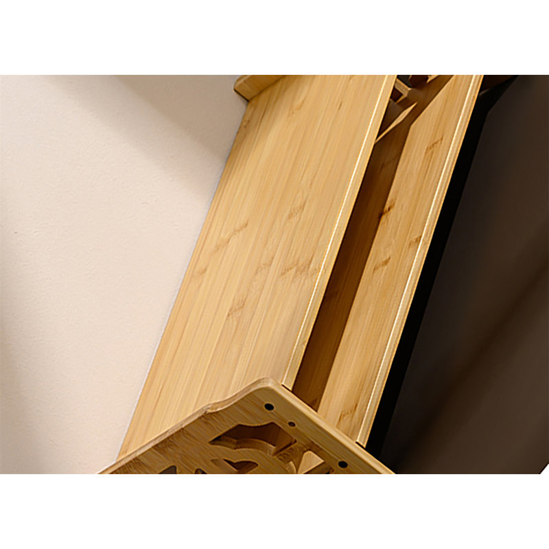 Support pour écran en bois manufacturé Nivayah