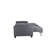 Sealy TruFit Klein Queen Dropback Sofa Sleeper Bed Convertible in Dark Grey with Additional Storage-101925581