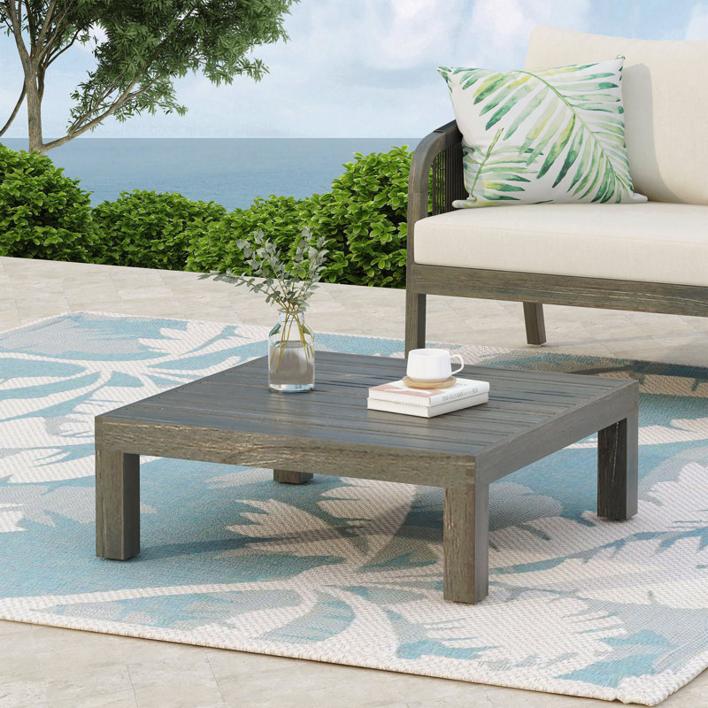 Oana/Coffee Table, Teak, Gray