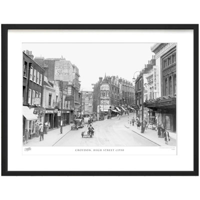 Croydon, High Street C1950 by Francis Frith - Single Picture Frame Print