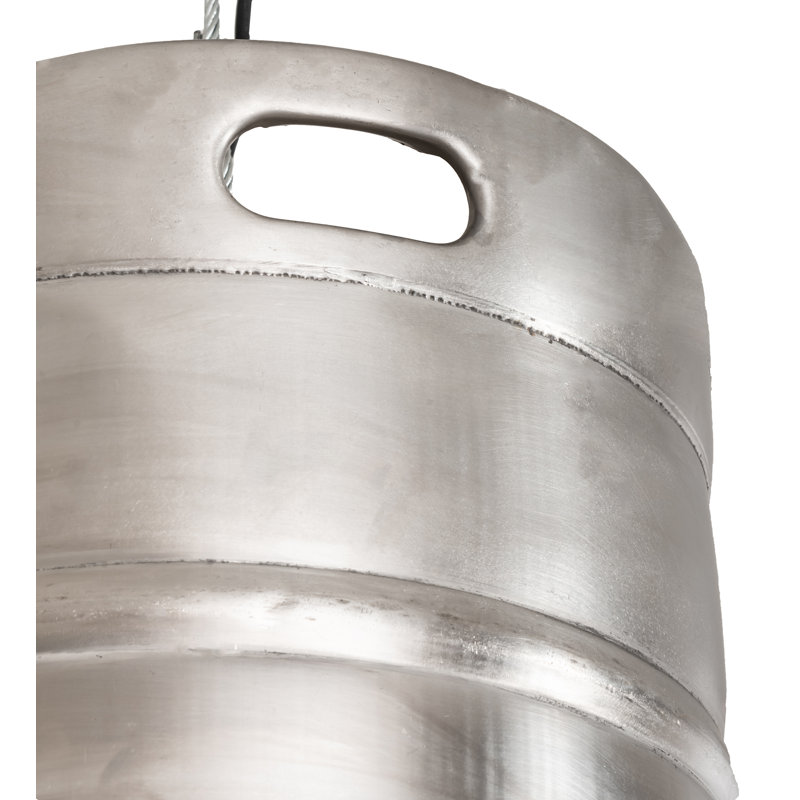 Luminaire suspendu cylindrique à 1 lumière DEL