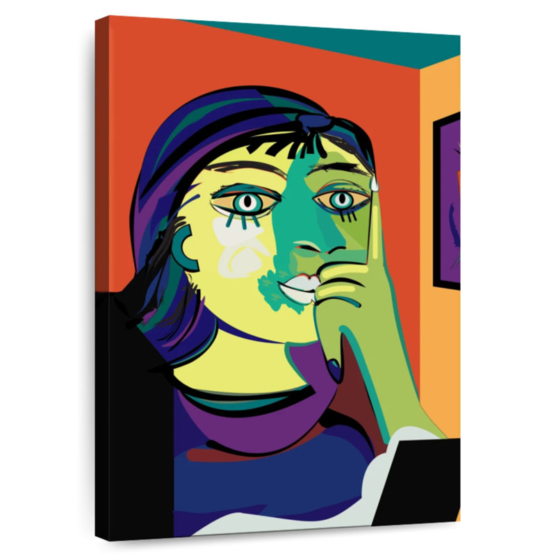 Femme de pensée moderne Leisha, H 39 po x l 26 po