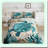 Ocean Breeze Turtle Comforter Set - Teal Turquoise Themed Mediterranean Design - Quilted Duvet Set with 2 Pillowcases - Size 1 Comforter - Down Alternative