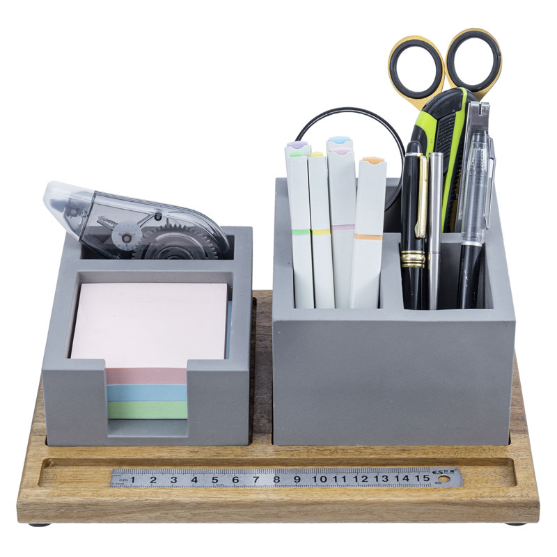 Composite Solid Wood Desk Organiser