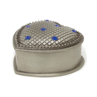 Metal Jewelry Box + Mirror