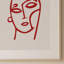 Abstract Redface Print 1-1077123838