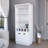 White Bar Cabinet With Efficient Storage Options - 3 Shelves, 5 Bottle , Glassware Organizer Updated For Optimized Spacious Placement