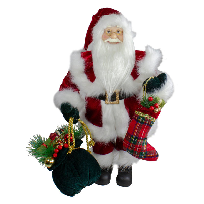 Figurine de père Noël 18 "avec cadeaux