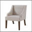 Fauteuil d'appoint moderne rembourré avec pieds en bois-131260918