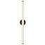 Vire 36-in Black dimmable LED Wall Sconce-219032242
